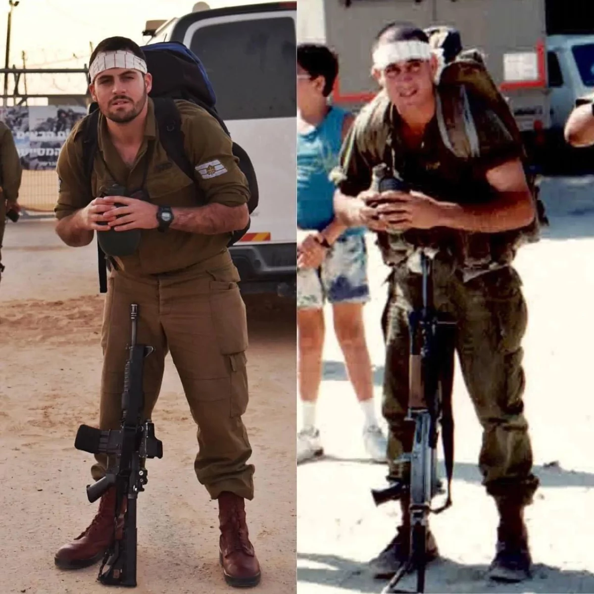 Новый тренд среди солдат Цахаля: воспроизвести армейские фотографии своих родителей 0 Новый тренд среди солдат Цахаля: воспроизвести армейские фотографии своих родителей 0